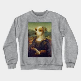 Mona Lisa Jack Russell Crewneck Sweatshirt